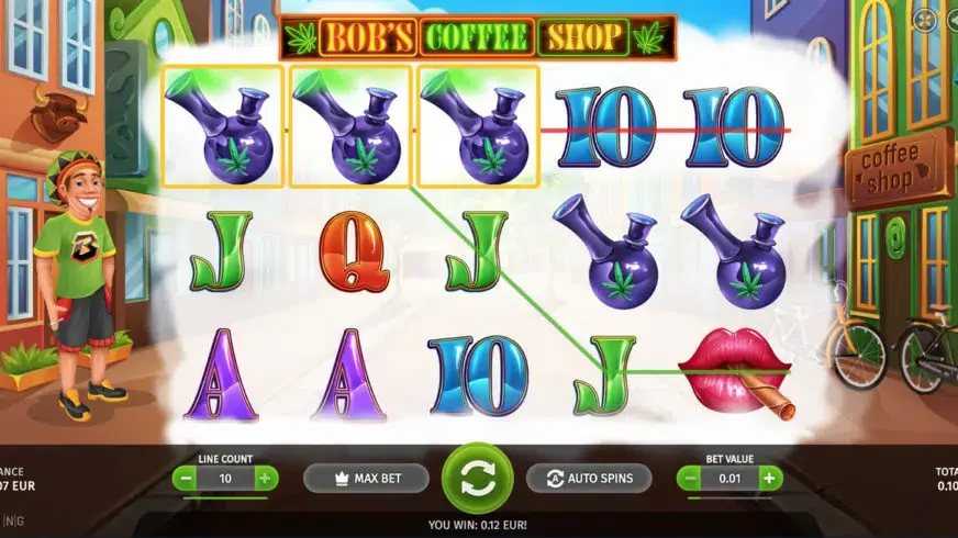Bob’s Coffee Shop slot screenshot 