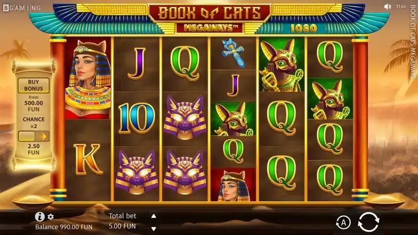 Book of Cats MEGAWAYS slot screenshot 2