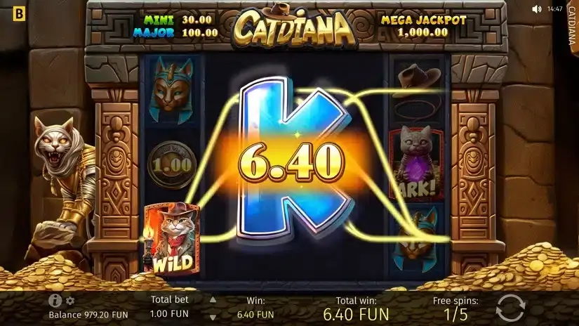 Catdiana slot screenshot 6