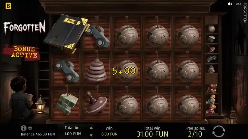 Forgotten slot screenshot