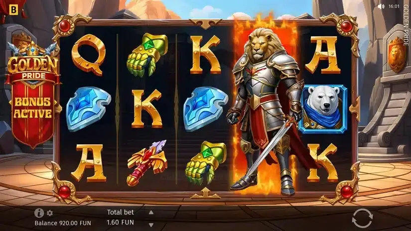 Golden Pride slot screenshot 