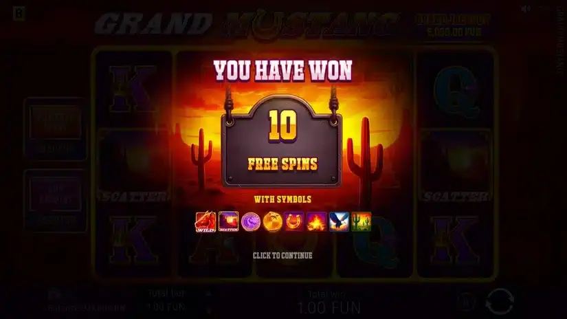 Grand Mustang slot screenshot 6