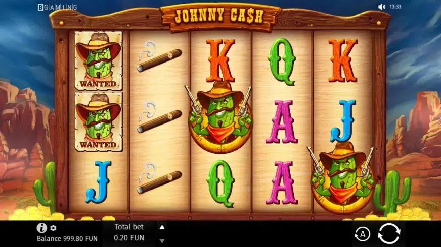 Johnny Cash slot screenshot 1