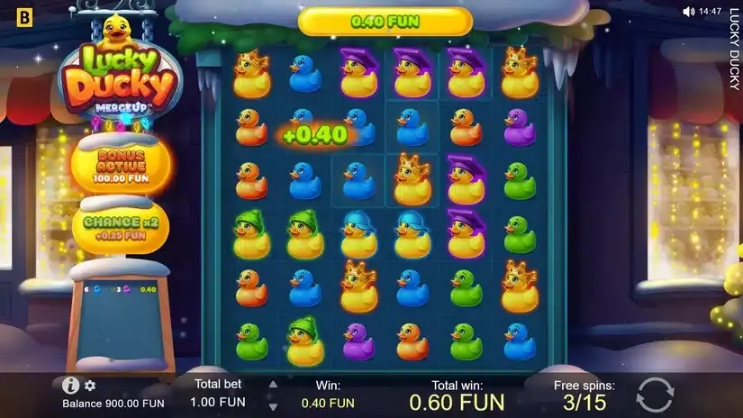 Lucky Ducky X-mas slot screenshot 4