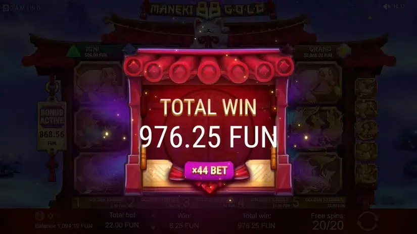 Maneki 88 Gold slot screenshot 9