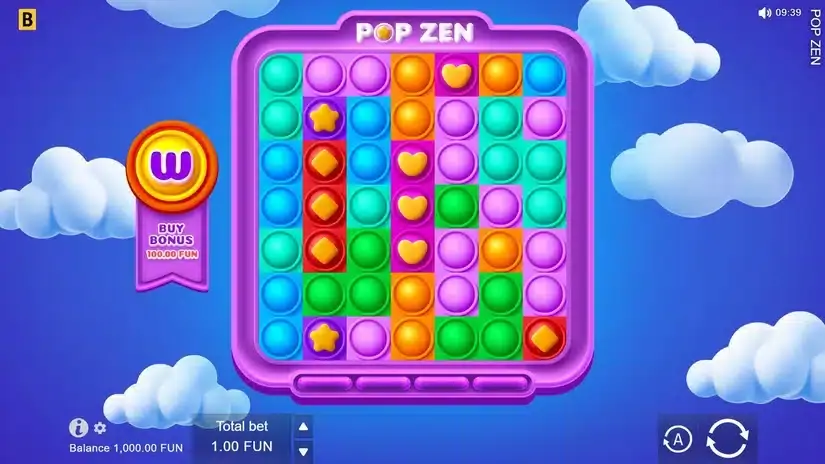 Pop Zen slot screenshot 