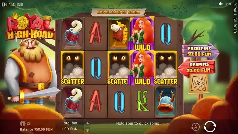 Royal High-Road slot screenshot 2