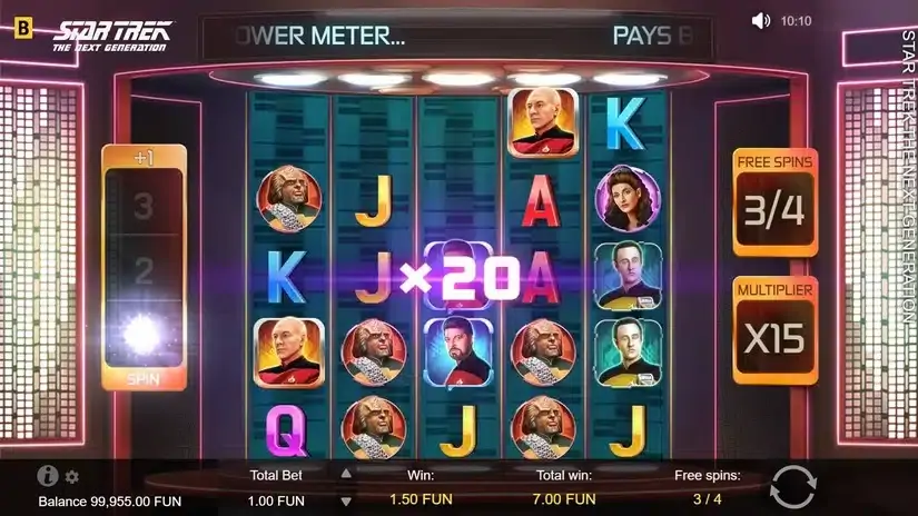Star Trek The Next Generation slot screenshot