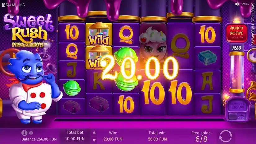 Sweet Rush MEGAWAYS slot screenshot 6