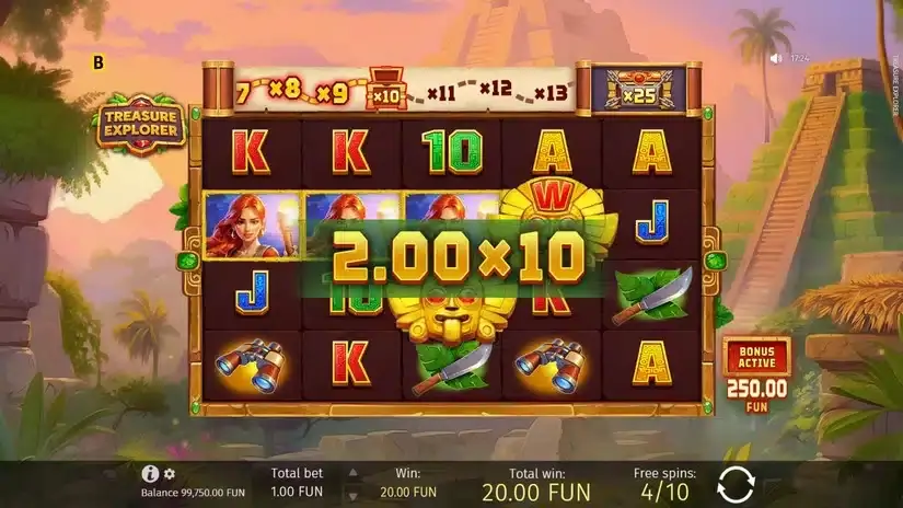 Treasure Explorer slot screenshot 4