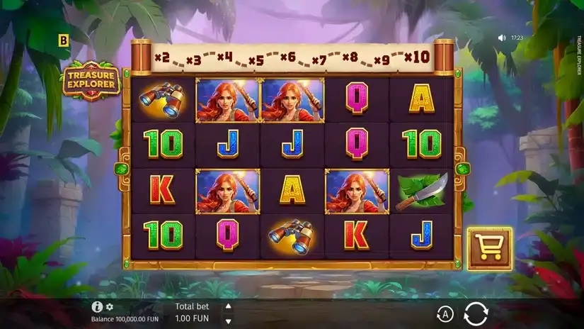 Treasure Explorer slot screenshot 1