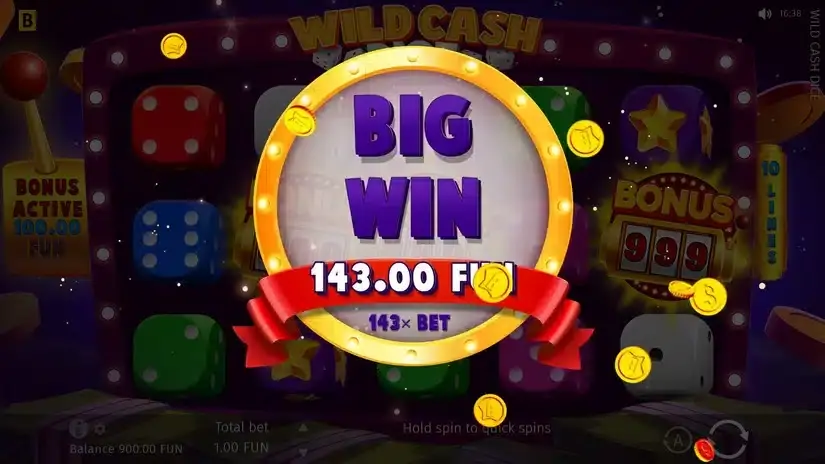 Wild Cash Dice slot screenshot 4