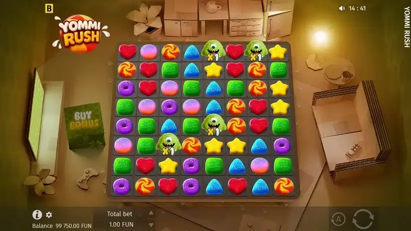Yommi Rush slot screenshot 2