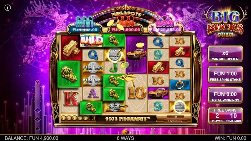Big Bucks Deluxe slot screenshot 2