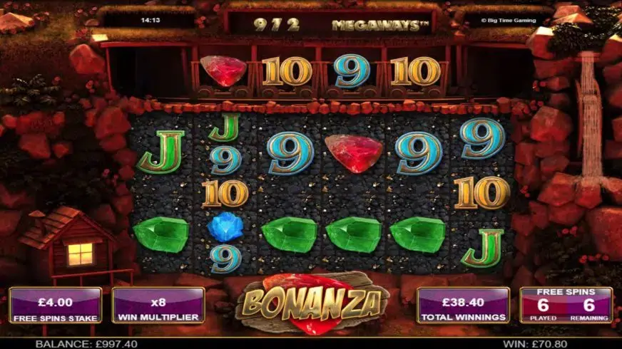 Bonanza slot screenshot 2