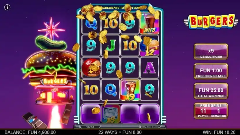 Burgers slot screenshot 5