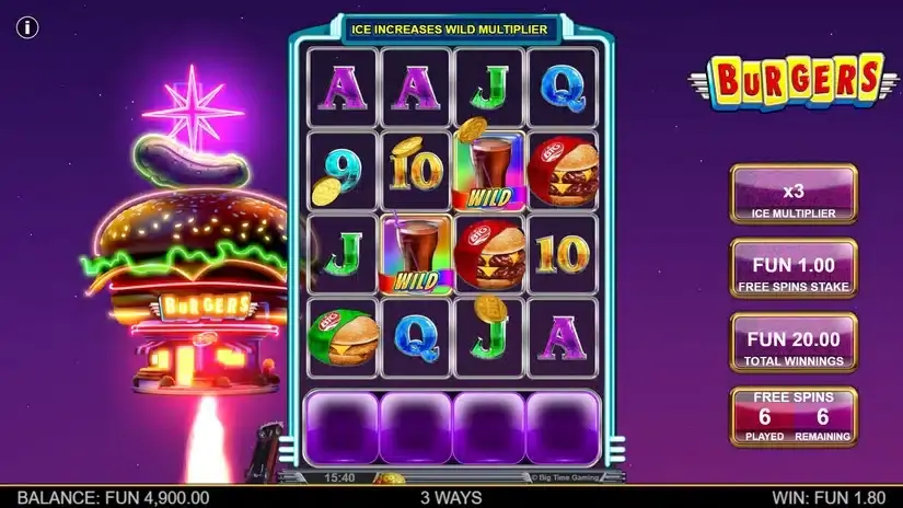 Burgers slot screenshot 4