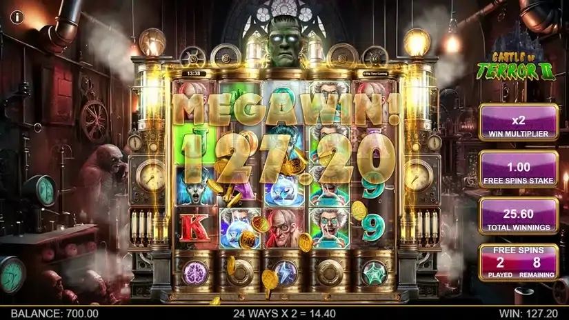 Castle of Terror 2 slot screenshot 