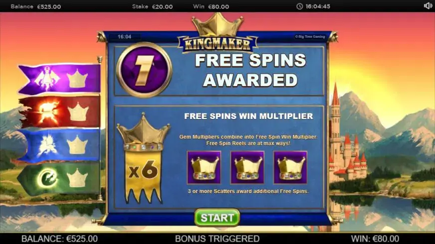 Kingmaker slot screenshot 5