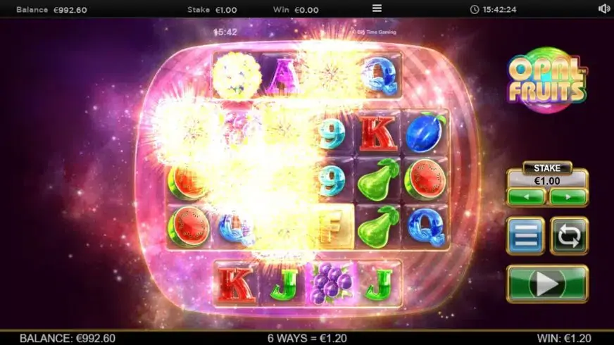 Opal Fruits slot screenshot 2