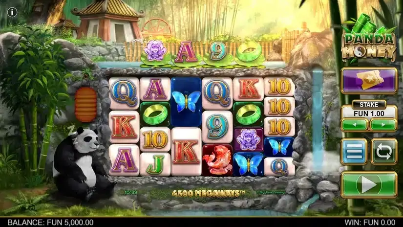 Panda Money Megaways slot screenshot 