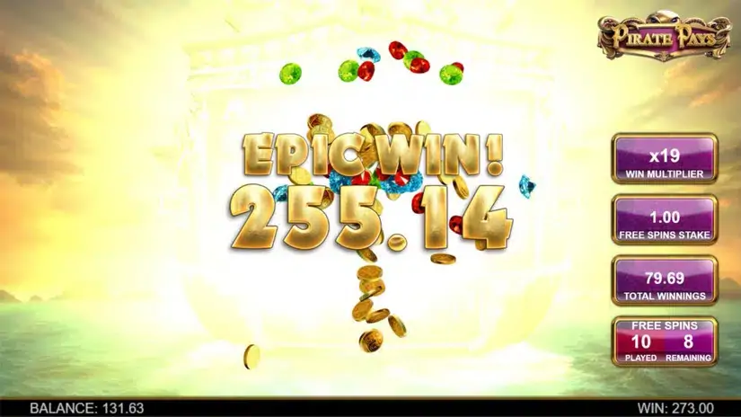 Pirate Pays Megaways slot screenshot