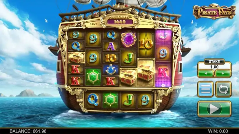 Pirate Pays Megaways slot screenshot 7
