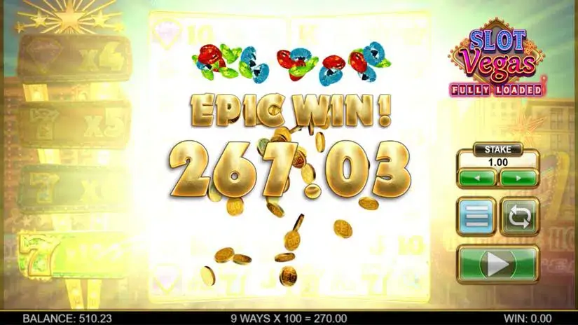 Slot Vegas Fully Loaded slot screenshot 9