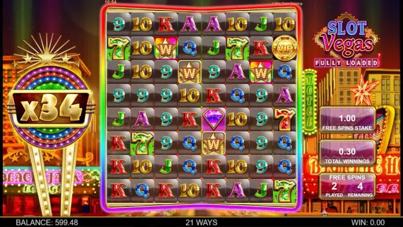 Slot Vegas Fully Loaded slot screenshot 4