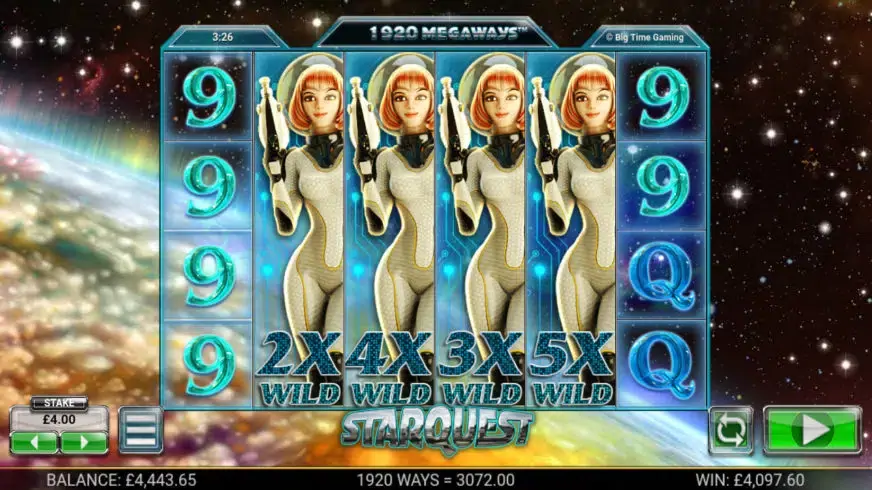 StarQuest slot screenshot 1