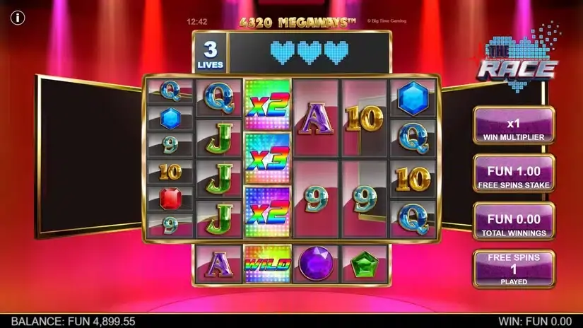 The Race Megaways slot screenshot 5