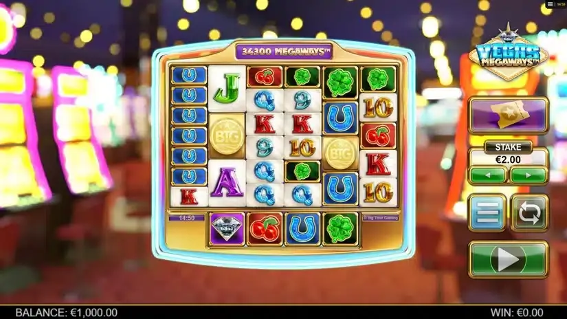 Vegas Megaways slot screenshot
