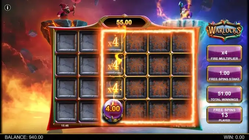 Warlocks slot screenshot 5
