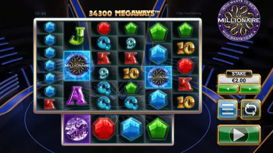 Who Wants To Be A Millionaire Megaways slot screenshot 