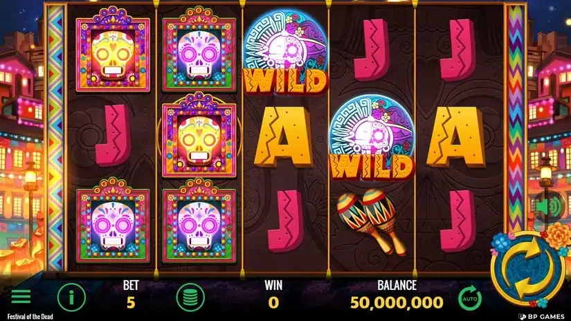 Festival of the Dead slot screenshot 1
