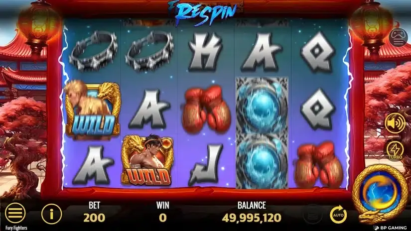 Fury Fighters slot screenshot