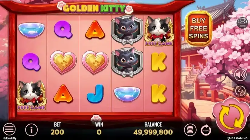 Golden Kitty slot screenshot 1
