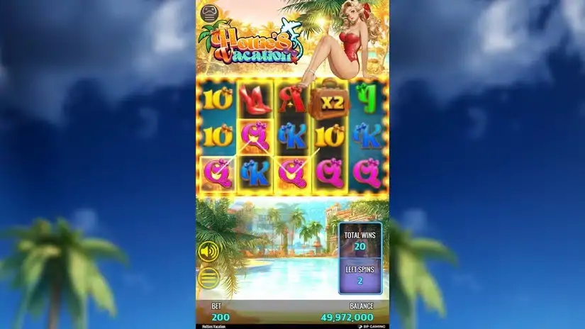 Hottie’s Vacation slot screenshot 5