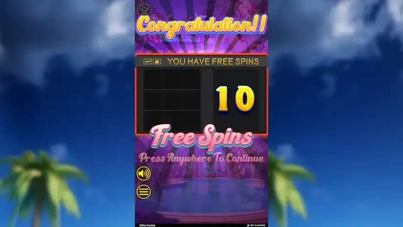 Hottie’s Vacation slot screenshot 4