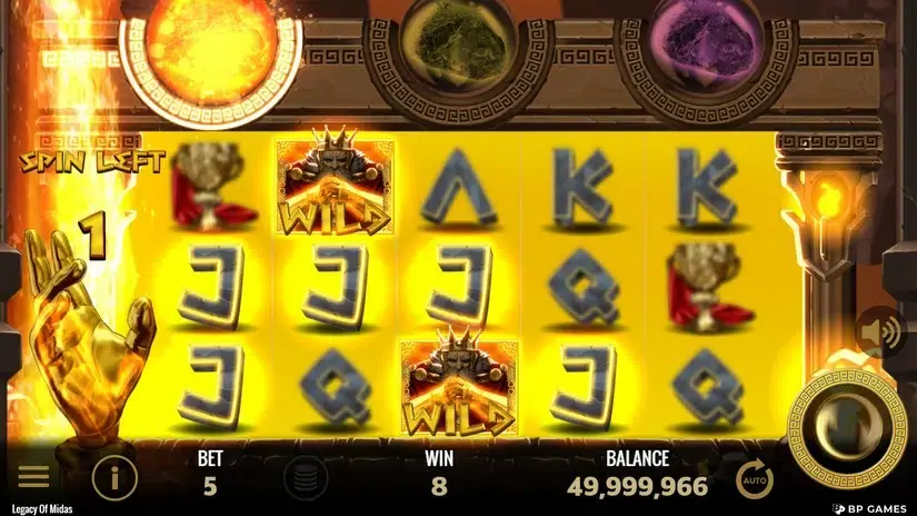 Legacy of Midas slot screenshot 4