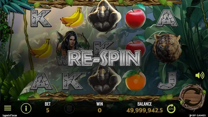 Legend of Tarzan slot screenshot 2
