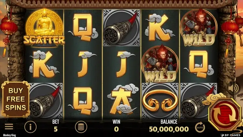 Monkey King slot screenshot 1