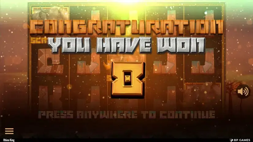 Rhino King slot screenshot 3