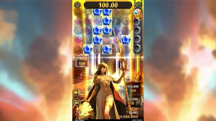 Secret of Goddess slot screenshot 4