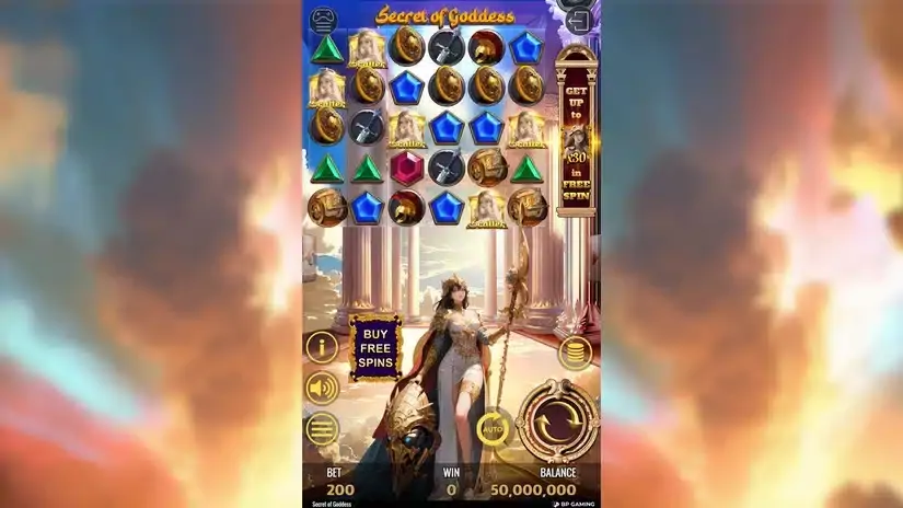 Secret of Goddess slot screenshot 1