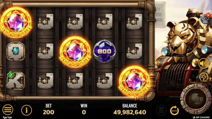 Tiger Train slot screenshot 2