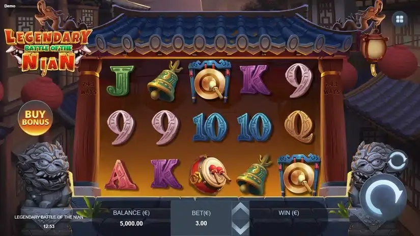 Legendary Battle of the Nian slot screenshot 1