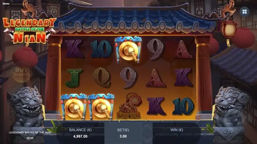 Legendary Battle of the Nian slot screenshot 2