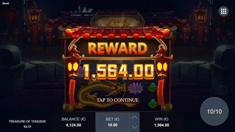 Treasure of Tengshe slot screenshot