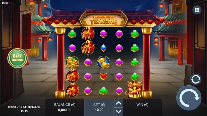Treasure of Tengshe slot screenshot